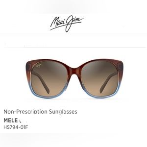 Brand: Maui Jim sunglasses.
• Style Name: Mele
• Model Number: HS794-01F
